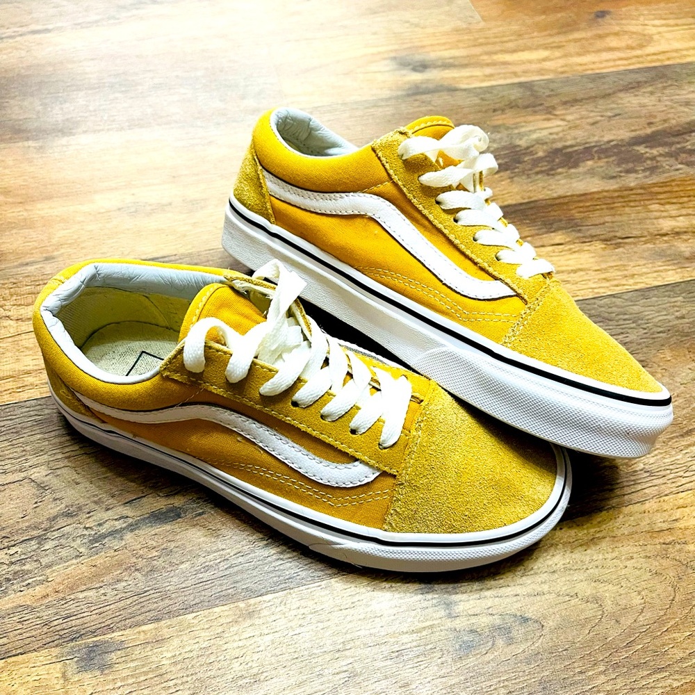 Vans Yellow Athletic Shoes